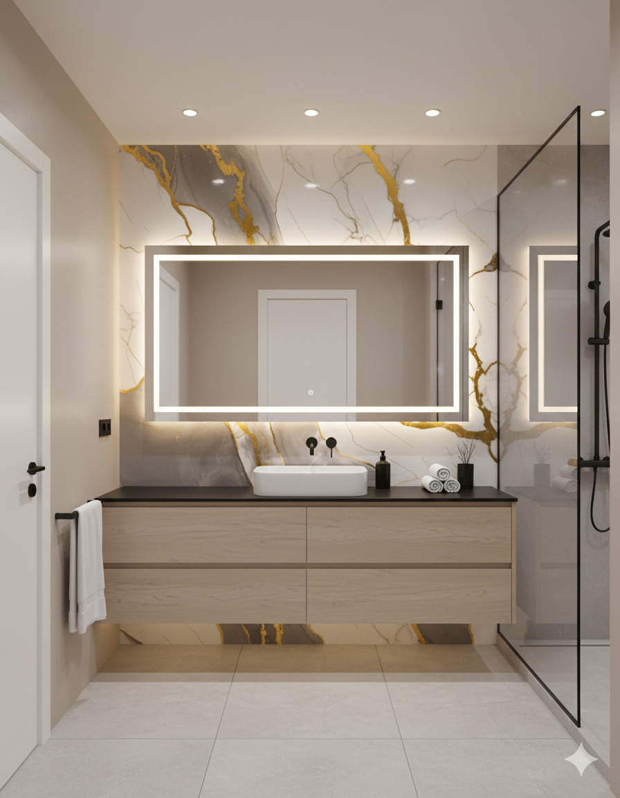 Rollos de Mármol Adhesivos