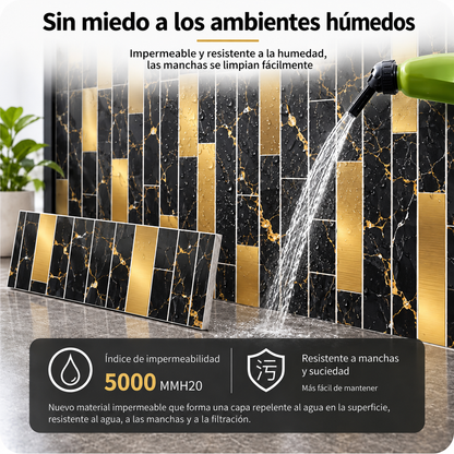 Mármol adhesivos 3D YX-08  30cmx60cm x 10 unidades