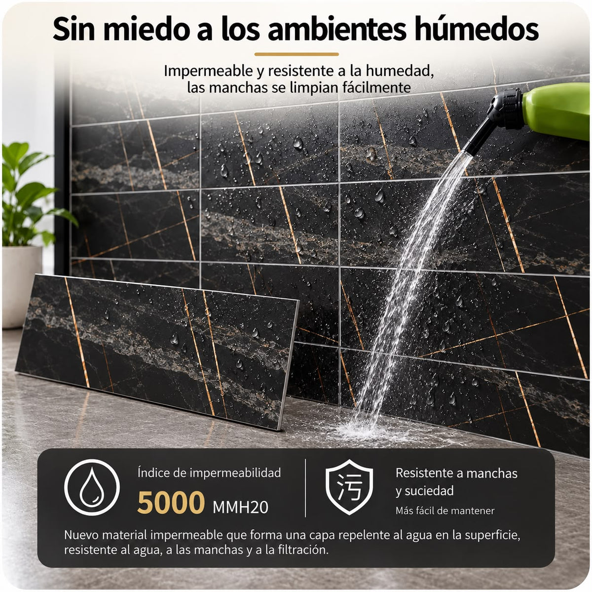 Panel Adhesivo Mármol XBM-16 30cmx60cm x 10 unidades