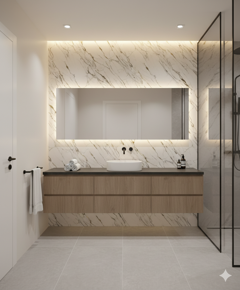 Rollos de Mármol Adhesivos