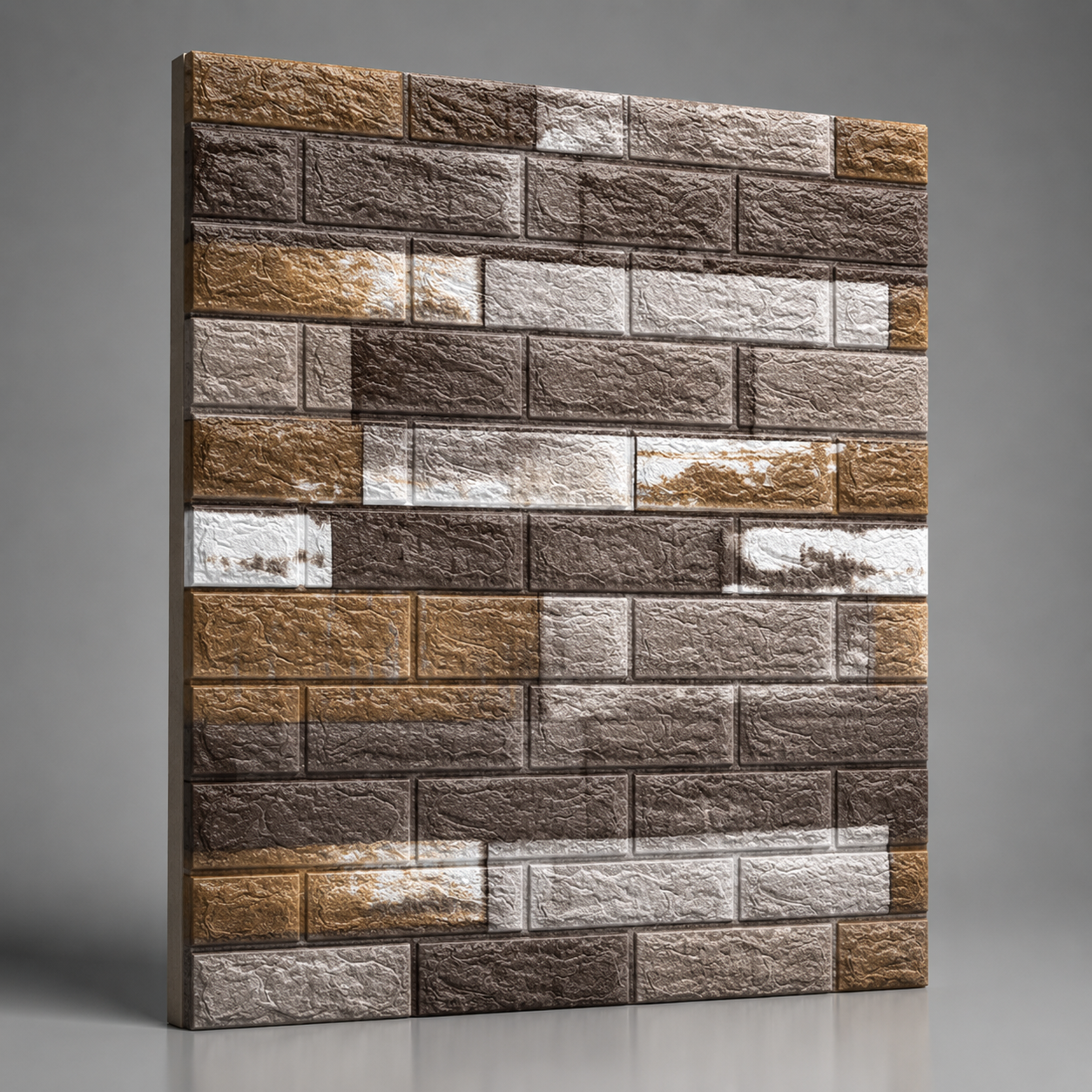Panel Adhesivos 3D Madera Vintage
