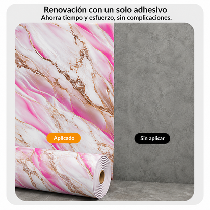 Rollos de Mármol rio oro Rosado- 1.20 x 2.40 Metros