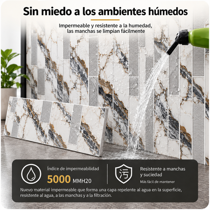 Mármol adhesivos 3D YX-18 30cmx60cm x 10 unidades