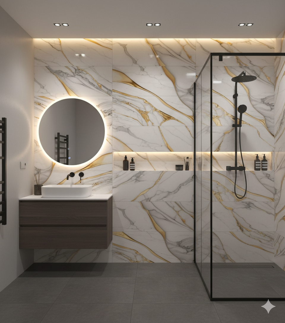 Panel Adhesivos De Mármol x10 unidades