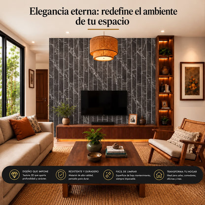 Mármol adhesivos 3D YX-04 30cmx60cm x10 unidades