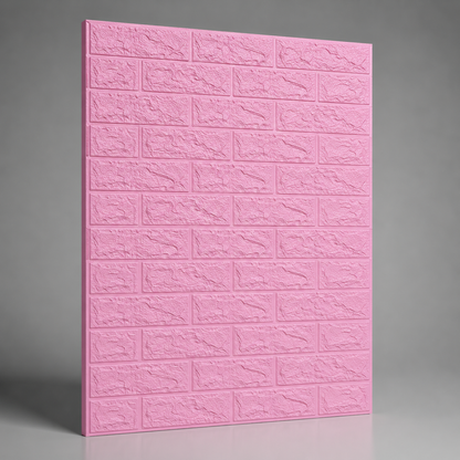 Panel adhesivos 3D Rosado
