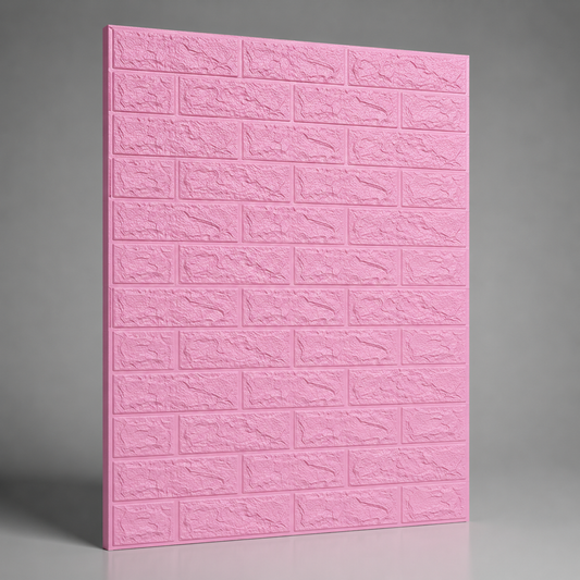 Panel adhesivos 3D Rosado