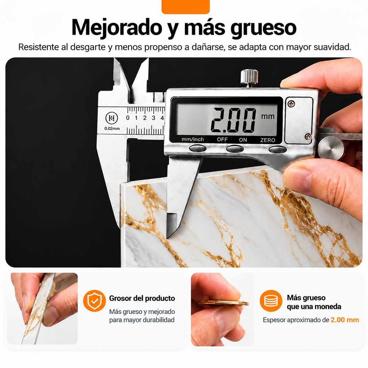Panel Adhesivo Mármol XBM-18 30cmx60cm x10 unidades