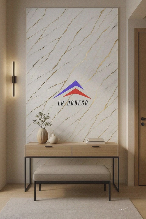 Rollo de mármol adhesivo Oro Blanco Imperial TLS24