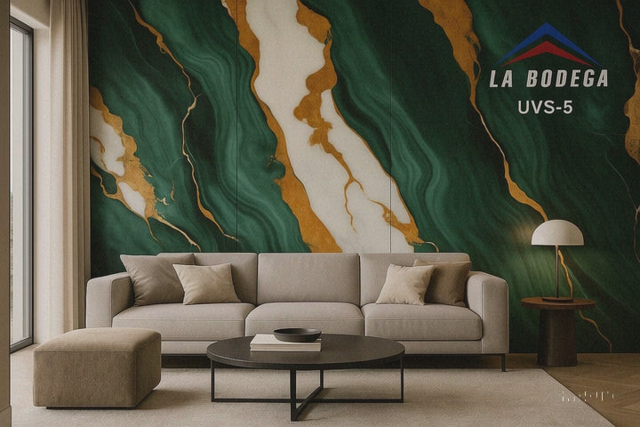 Rollo de mármol adhesivo Río de Oro UVS-5