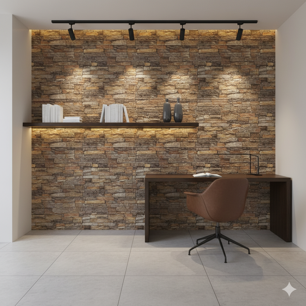 Panel Adhesivo lajas caliza