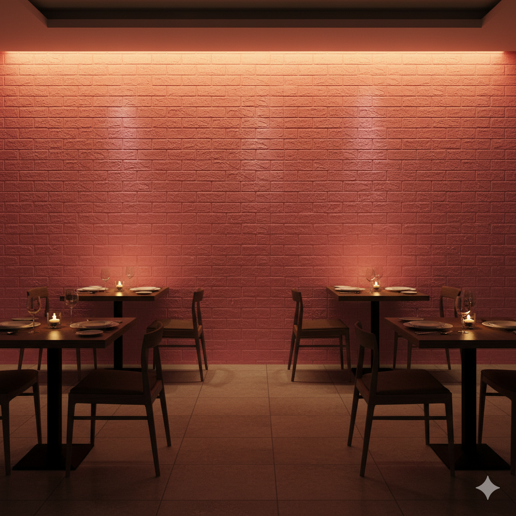 Panel adhesivos 3D Rosado