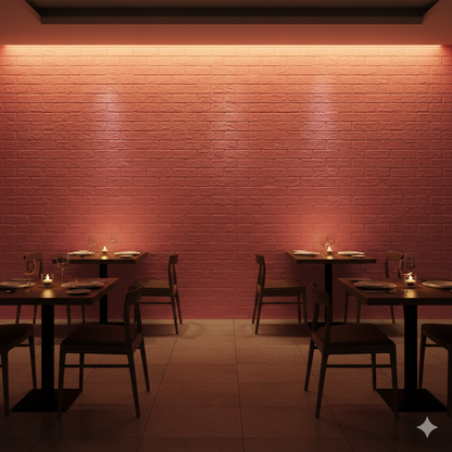 Panel adhesivos 3D Rosado