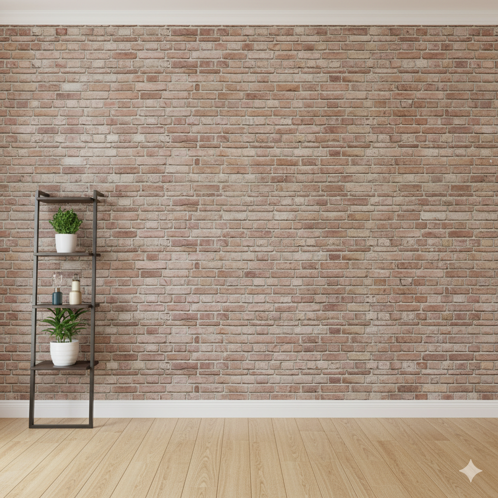 Panel adhesivo 3D Ladrillo Marrón