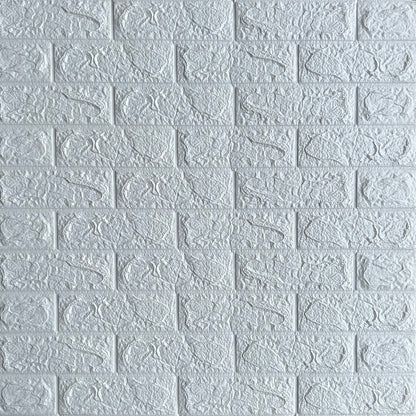 Panel Adhesivo 3D Ladrillo Blanco