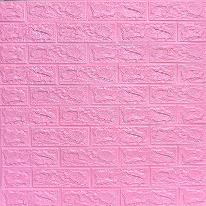 Panel adhesivos 3D Rosado